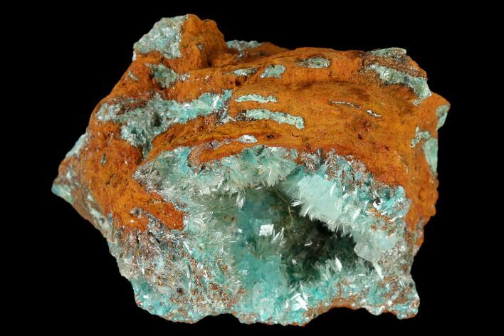 Rosasite, Calcite & Aurichalcite Crystal Association - Mexico #119210